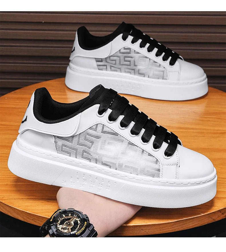[Factory Direct Sales] 2025 New White Shoes Men's Board Shoes Fashion, Leisure, Versatile, and High end Casual Shoes - StepByStepNow