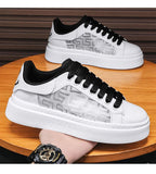 [Factory Direct Sales] 2025 New White Shoes Men's Board Shoes Fashion, Leisure, Versatile, and High end Casual Shoes - StepByStepNow
