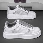 [Factory Direct Sales] 2025 New White Shoes Men's Board Shoes Fashion, Leisure, Versatile, and High end Casual Shoes - StepByStepNow
