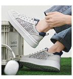 [Factory Direct] White Shoes 2025 New Men's Shoes Thick soled Height Increasing Casual Board Shoes Trendy Sports Shoes - StepByStepNow
