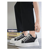 [Factory Direct] White Shoes 2025 New Men's Shoes Thick soled Height Increasing Casual Board Shoes Trendy Sports Shoes - StepByStepNow