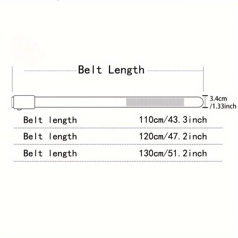 Fashion men's belts, men's high - quality belts, automatic buckles, toothless belts, random adjustments - StepByStepNow