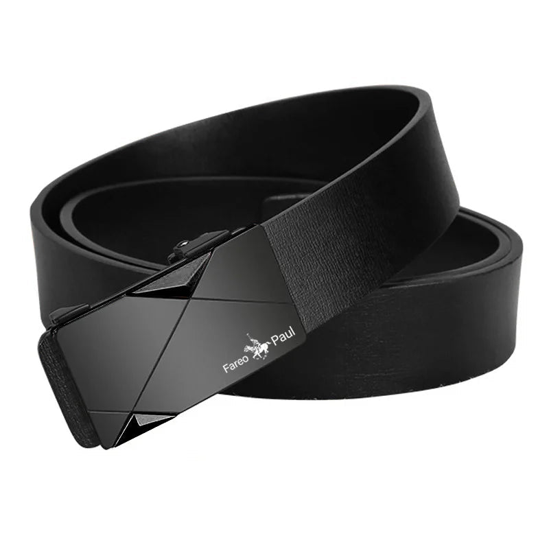 Fashion men's belts, men's high - quality belts, automatic buckles, toothless belts, random adjustments - StepByStepNow