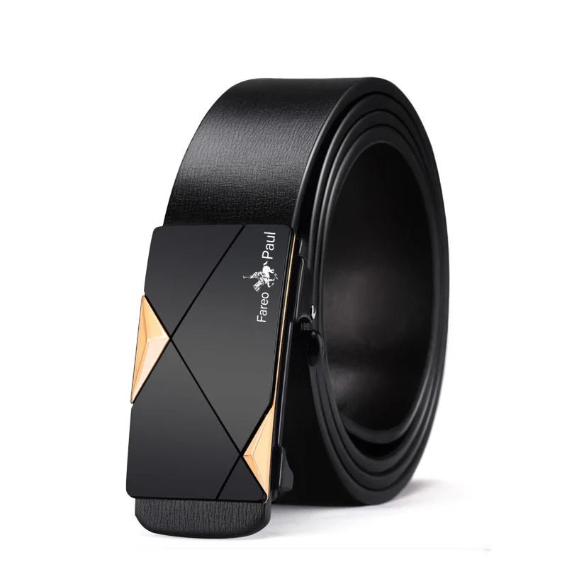 Fashion men's belts, men's high - quality belts, automatic buckles, toothless belts, random adjustments - StepByStepNow