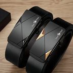 Fashion men's belts, men's high - quality belts, automatic buckles, toothless belts, random adjustments - StepByStepNow