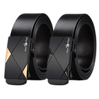 Fashion men's belts, men's high - quality belts, automatic buckles, toothless belts, random adjustments - StepByStepNow
