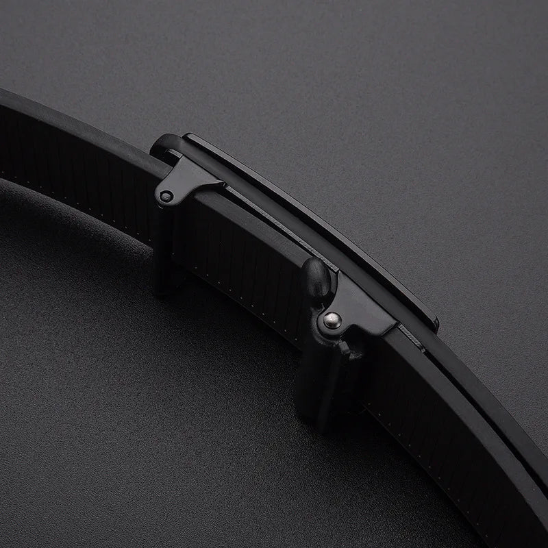 Fashion men's belts, men's high - quality belts, automatic buckles, toothless belts, random adjustments - StepByStepNow