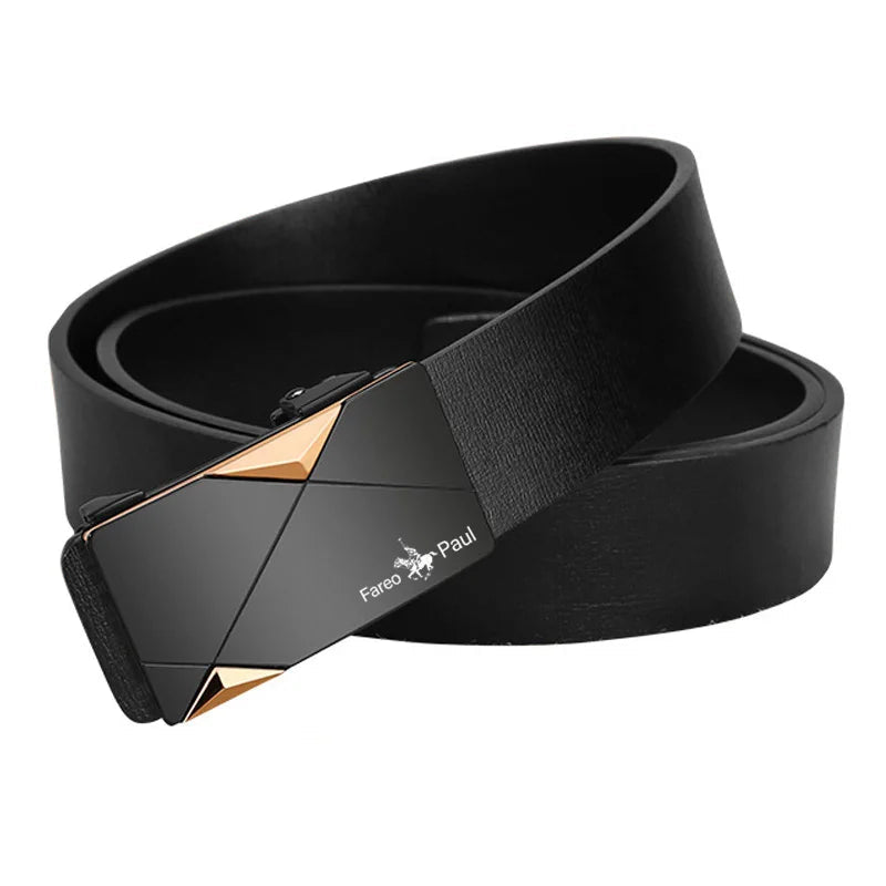 Fashion men's belts, men's high - quality belts, automatic buckles, toothless belts, random adjustments - StepByStepNow