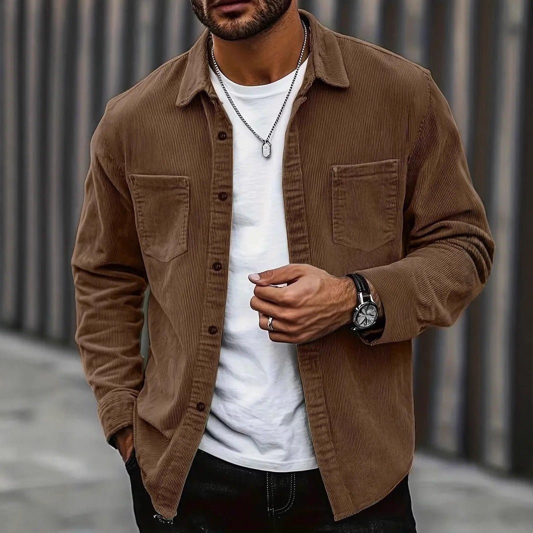 Fashion Spring Button Jacket Coat For Men - StepByStepNow