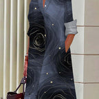 Fashionable And Elegant Polka - Dot Printed Dress For Women - StepByStepNow