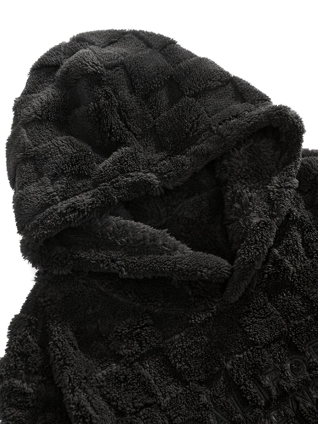 Felpa con cappuccio jacquard a maniche lunghe - StepByStepNow