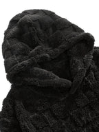 Felpa con cappuccio jacquard a maniche lunghe - StepByStepNow