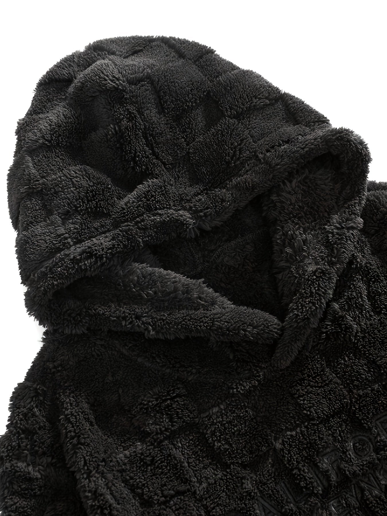 Felpa con cappuccio jacquard a maniche lunghe - StepByStepNow