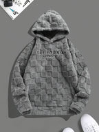 Felpa con cappuccio jacquard a maniche lunghe - StepByStepNow