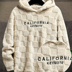 Felpa con cappuccio jacquard a maniche lunghe - StepByStepNow