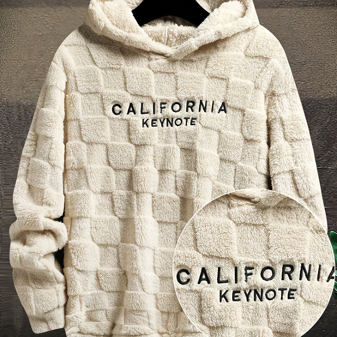 Felpa con cappuccio jacquard a maniche lunghe - StepByStepNow