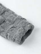 Felpa con cappuccio jacquard a maniche lunghe - StepByStepNow