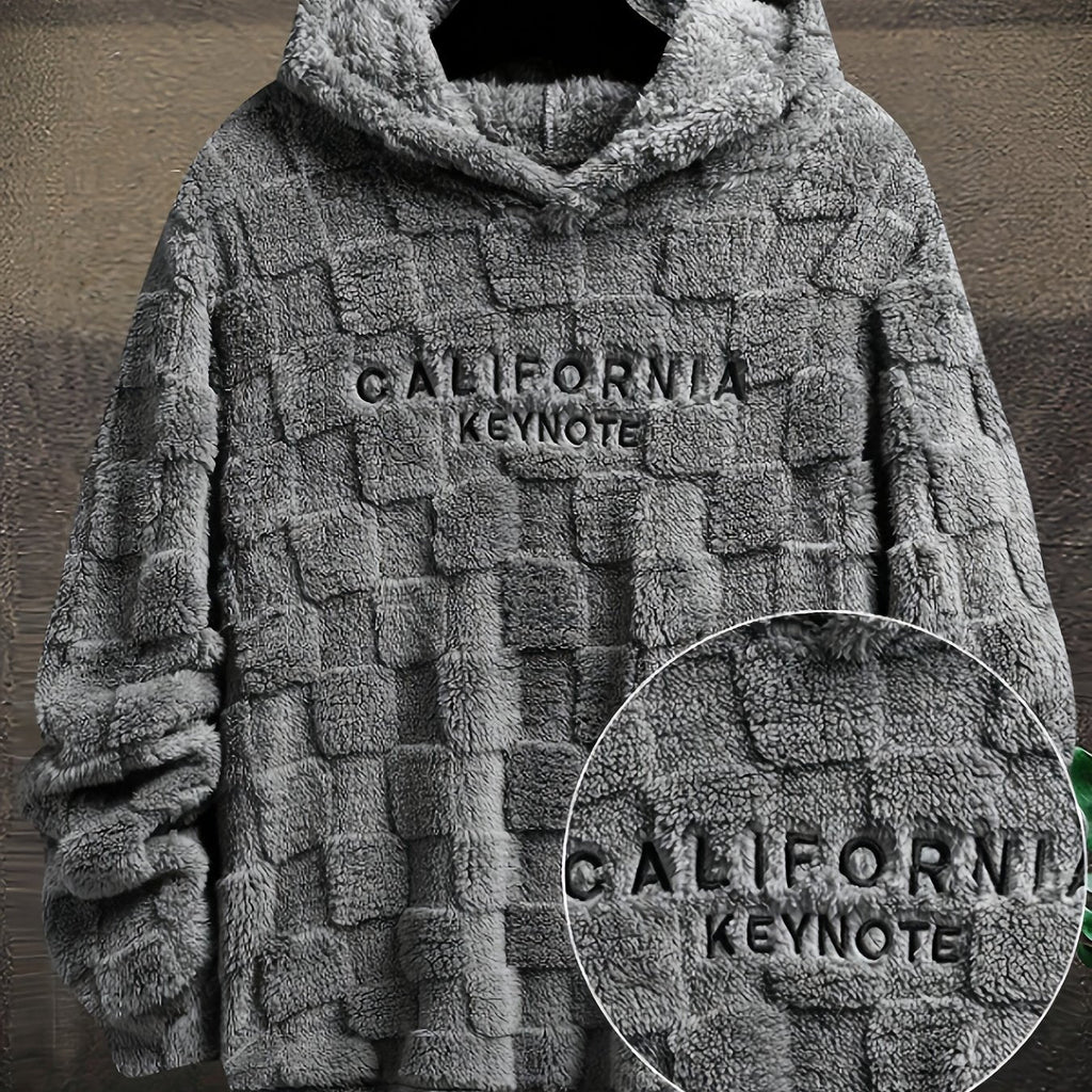 Felpa con cappuccio jacquard a maniche lunghe - StepByStepNow