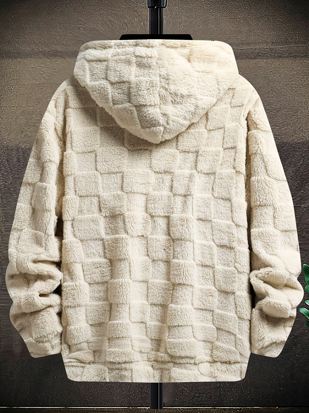 Felpa con cappuccio jacquard a maniche lunghe - StepByStepNow