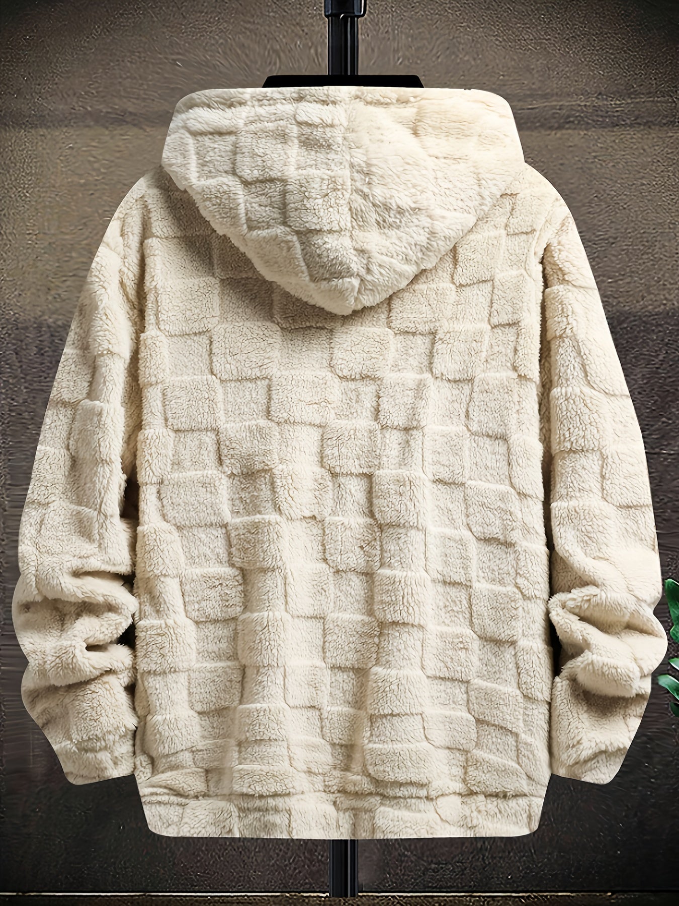 Felpa con cappuccio jacquard a maniche lunghe - StepByStepNow