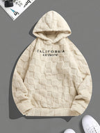 Felpa con cappuccio jacquard a maniche lunghe - StepByStepNow