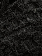 Felpa con cappuccio jacquard a maniche lunghe - StepByStepNow