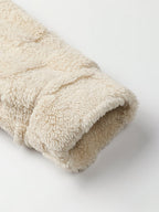 Felpa con cappuccio jacquard a maniche lunghe - StepByStepNow