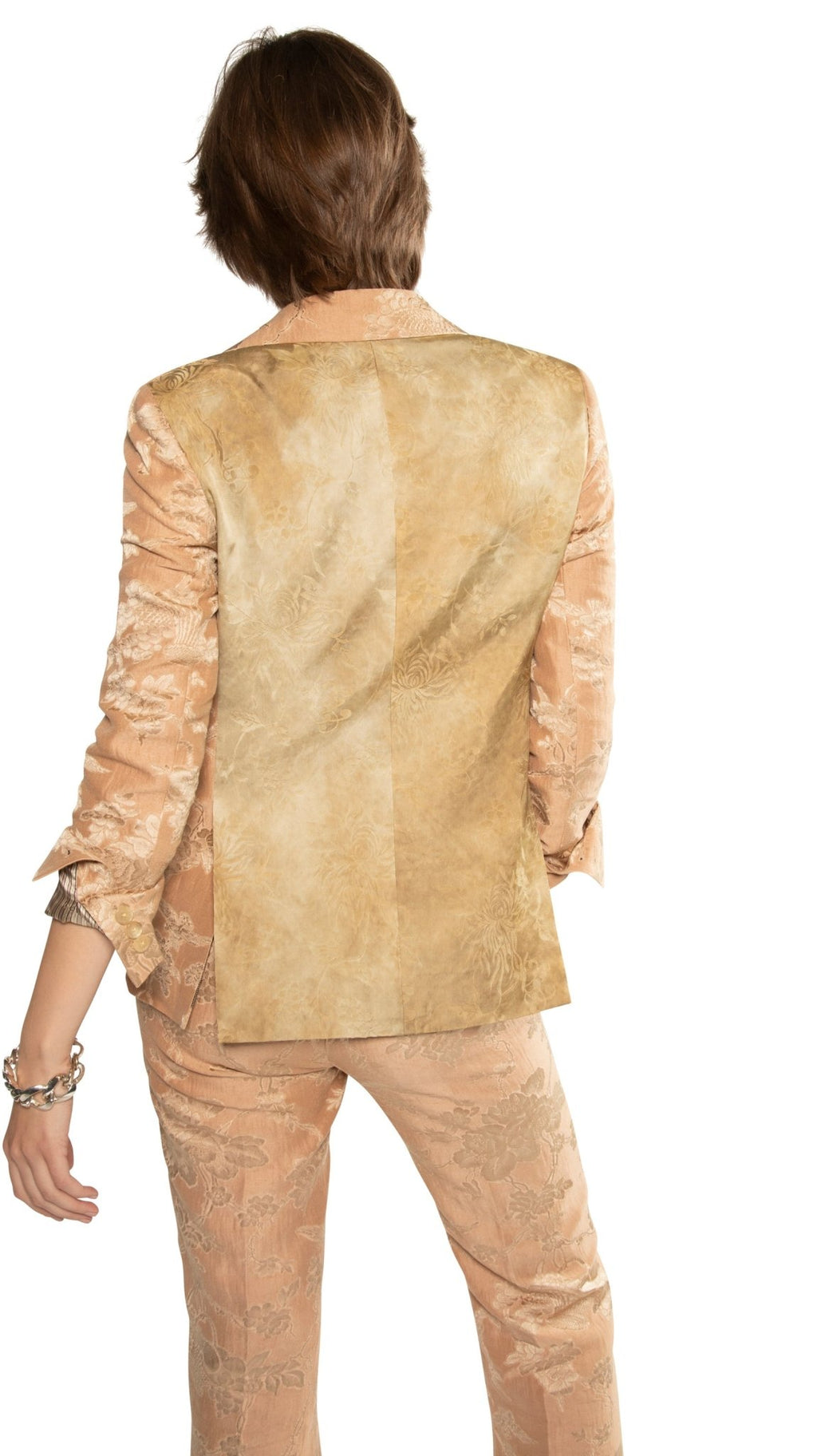 Floral Jacquard Flare Pant - StepByStep