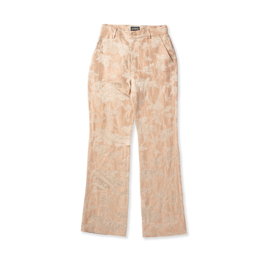 Floral Jacquard Flare Pant - StepByStep