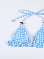 Women’s Floral Bikini with Trim — Image 32