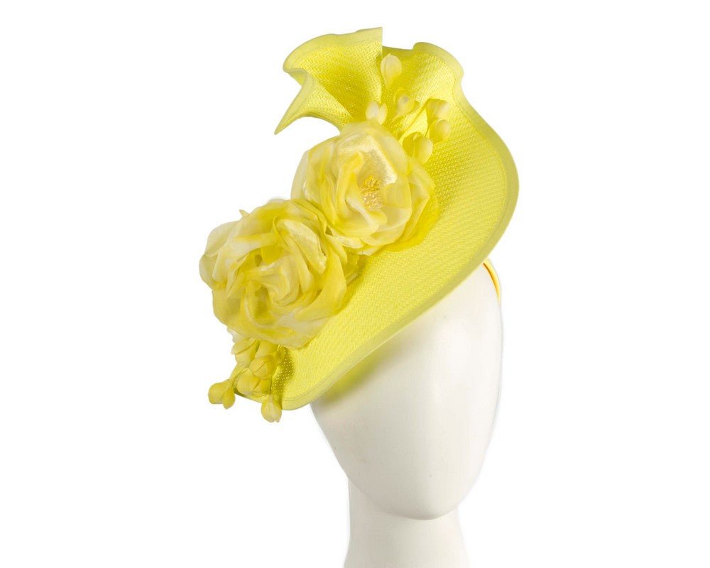 Fluro yellow racing fascinator by Fillies Collection - StepByStep