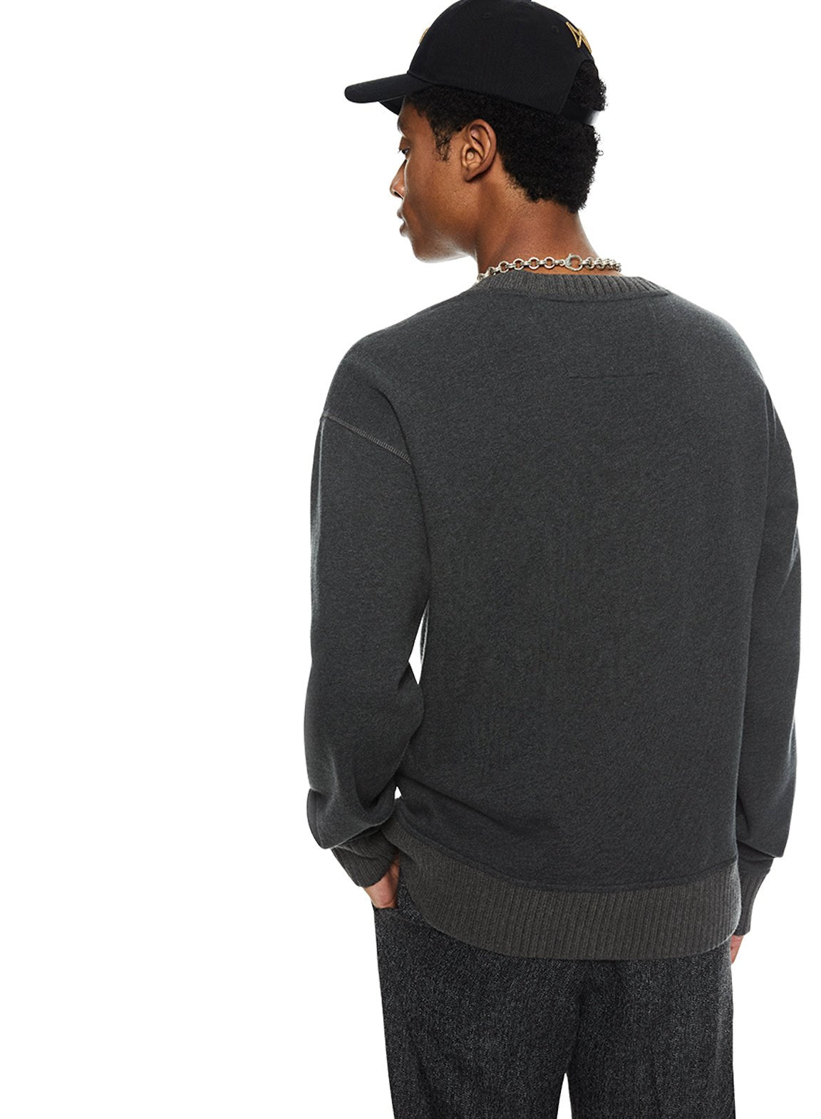 French Terry Sweatshirt (Charcoal Heather) - StepByStep