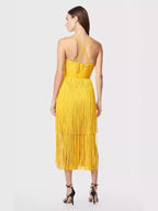 Fringe Bandage Dress With Suspender Straps For Women, Tribeca, BYMANYC New York. - StepByStep