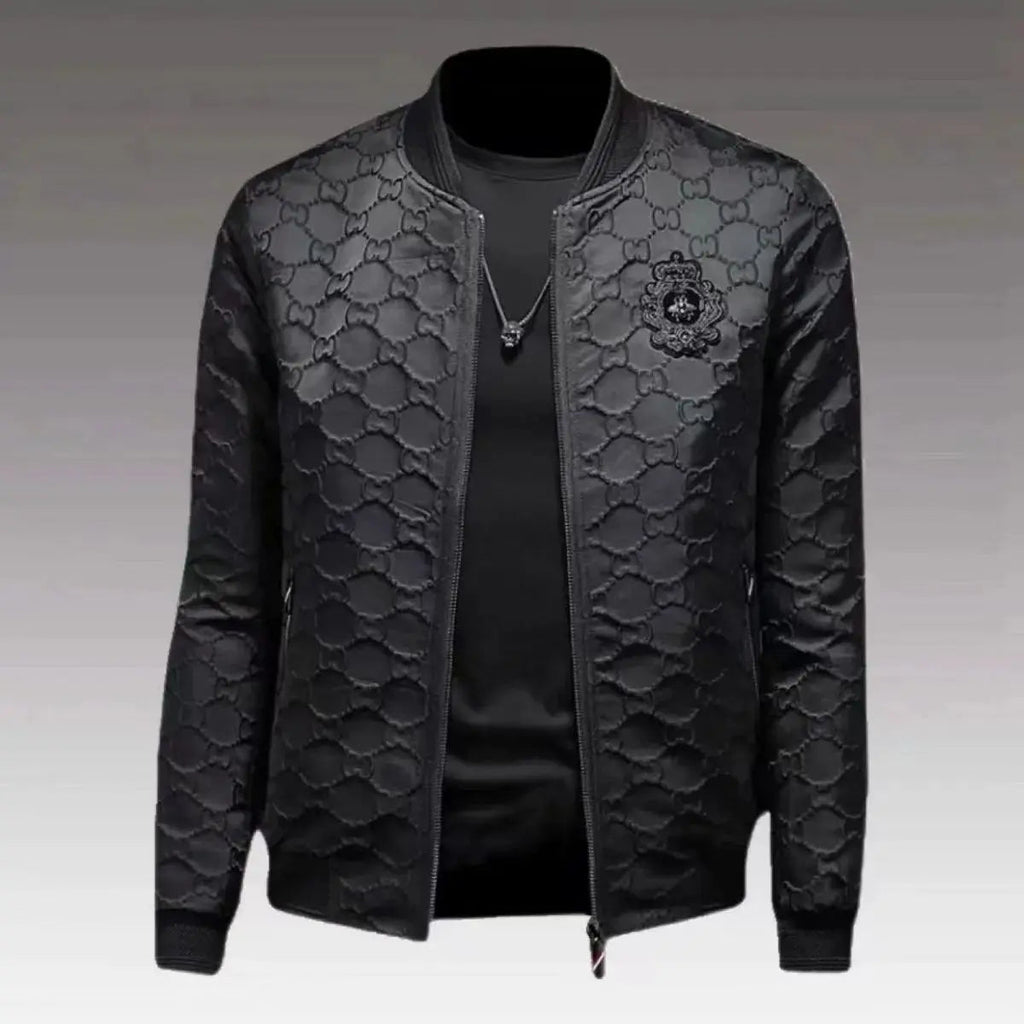 Giacca da uomo Primavera/Autunno Nuovo marchio alla moda Alla moda Slim Fit Stile sottile Distintivo alla moda Giacca da baseball ricamata Casual - StepByStep