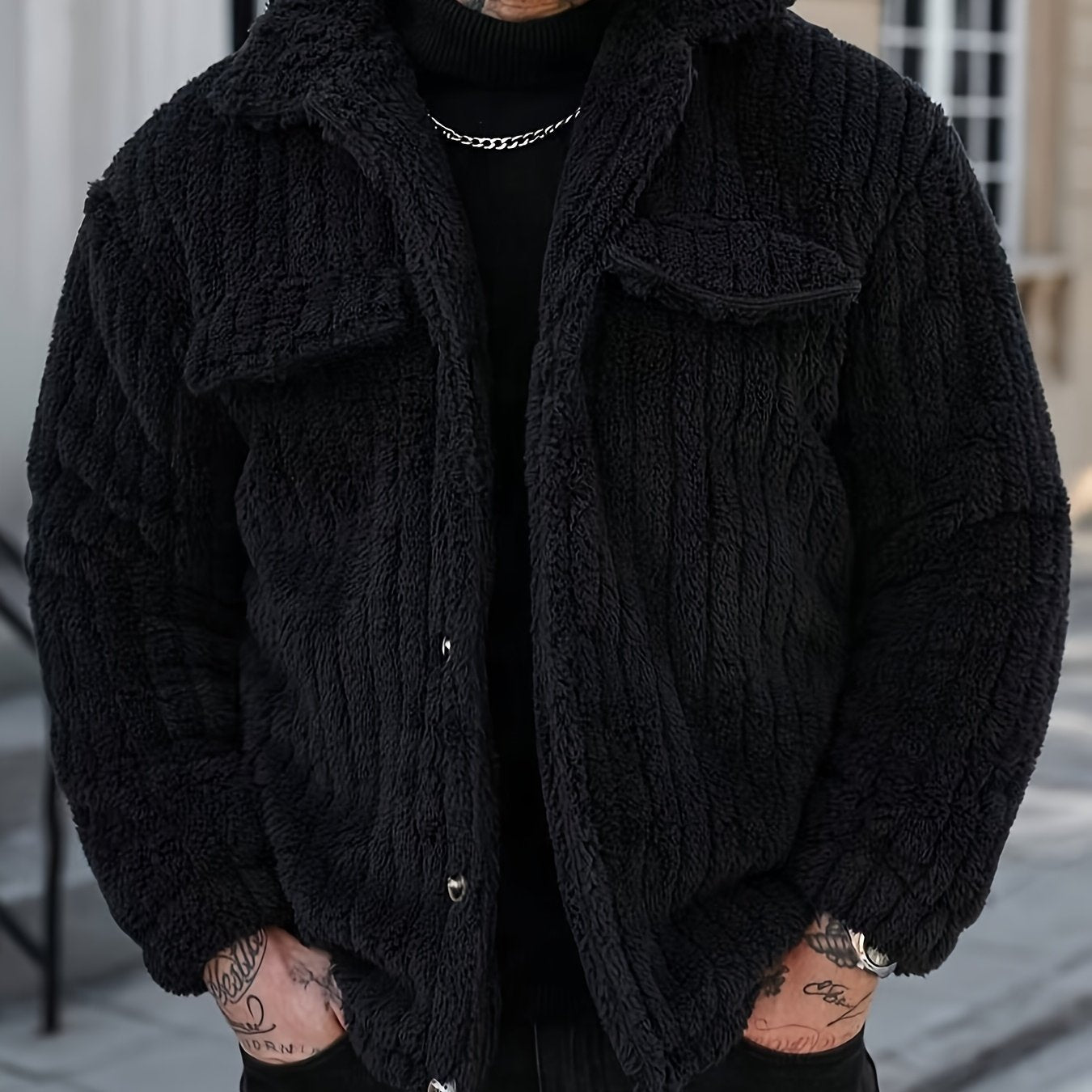 Giacca invernale con patta frontale - StepByStepNow