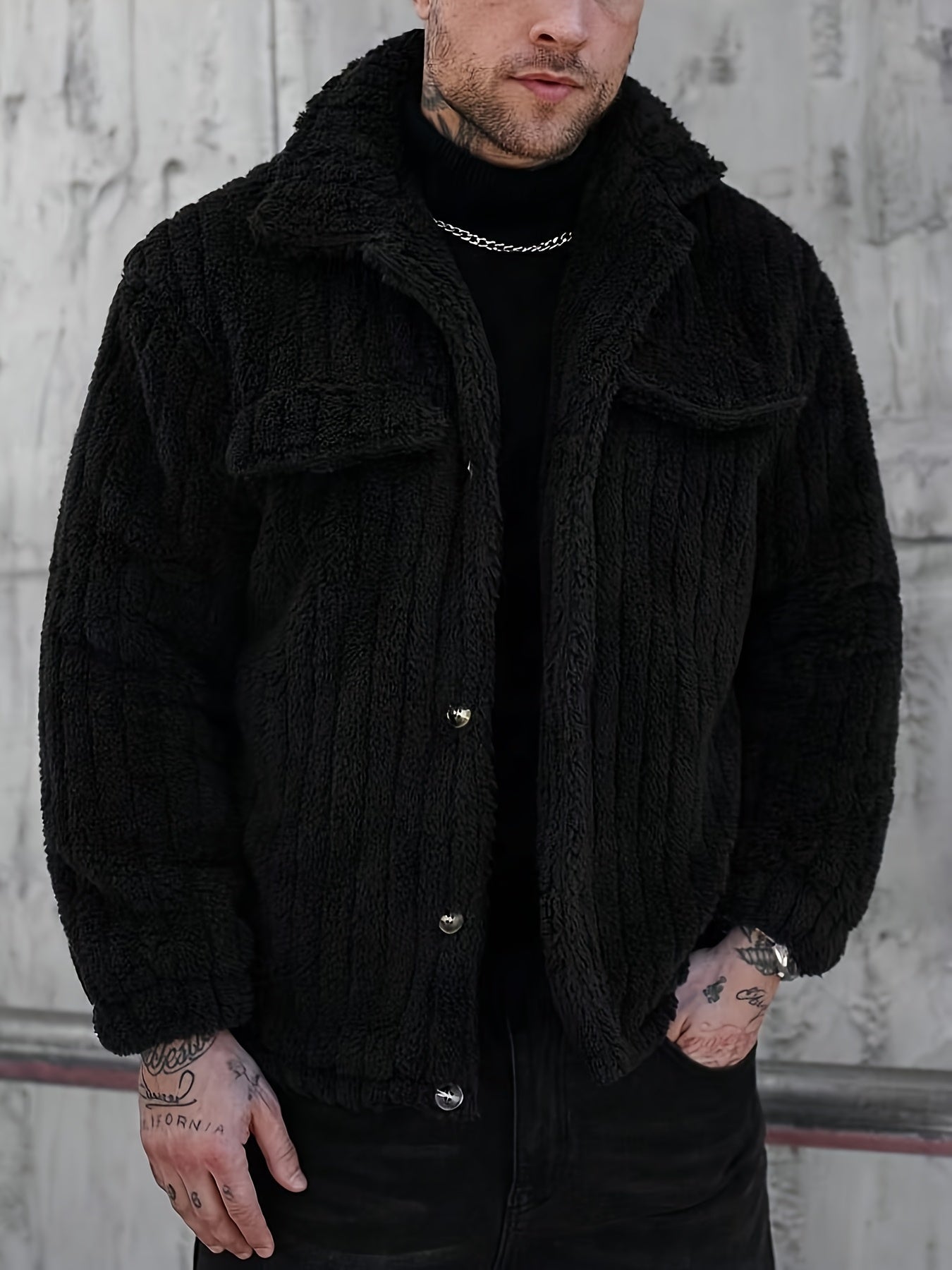 Giacca invernale con patta frontale - StepByStepNow