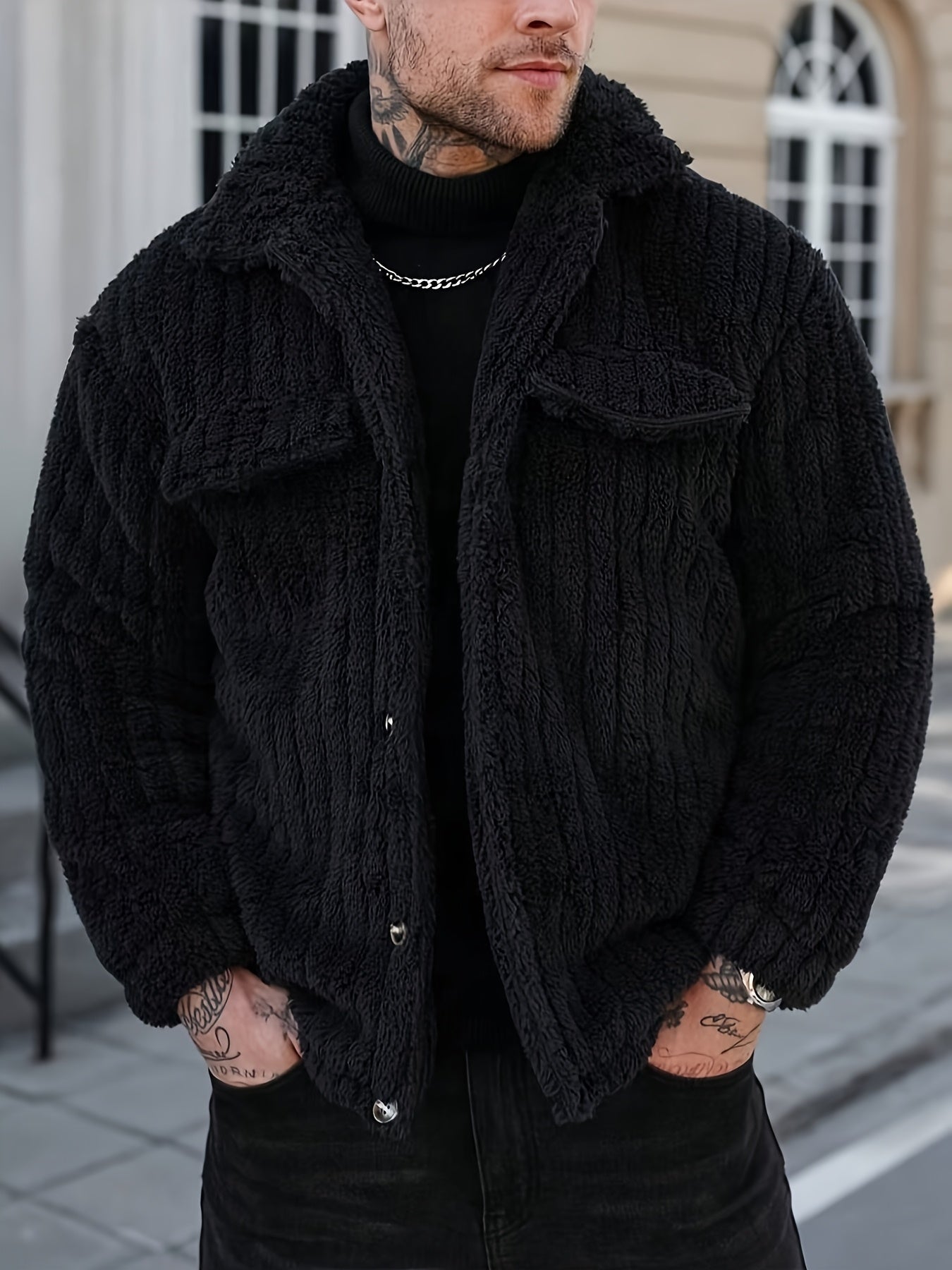 Giacca invernale con patta frontale - StepByStepNow