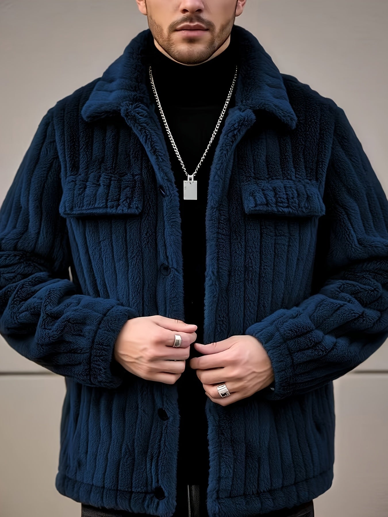 Giacca invernale con patta frontale - StepByStepNow