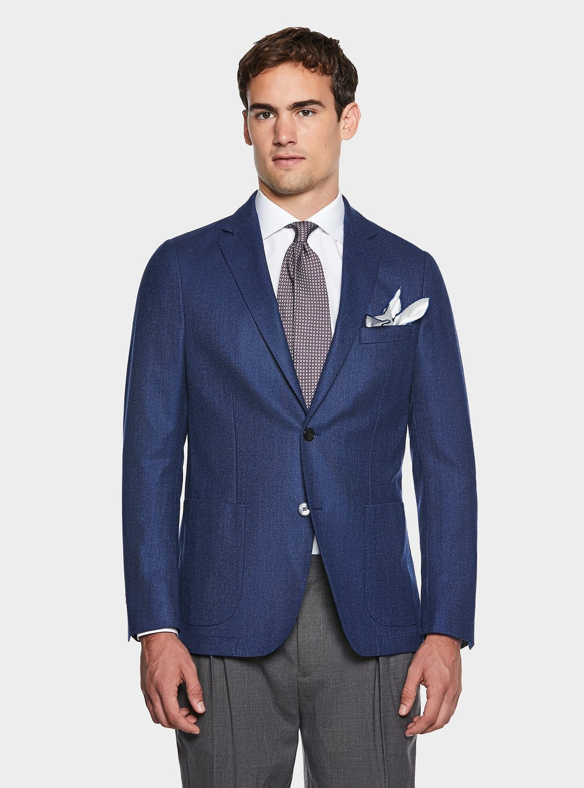 Giacca spigata in pura lana - StepByStep