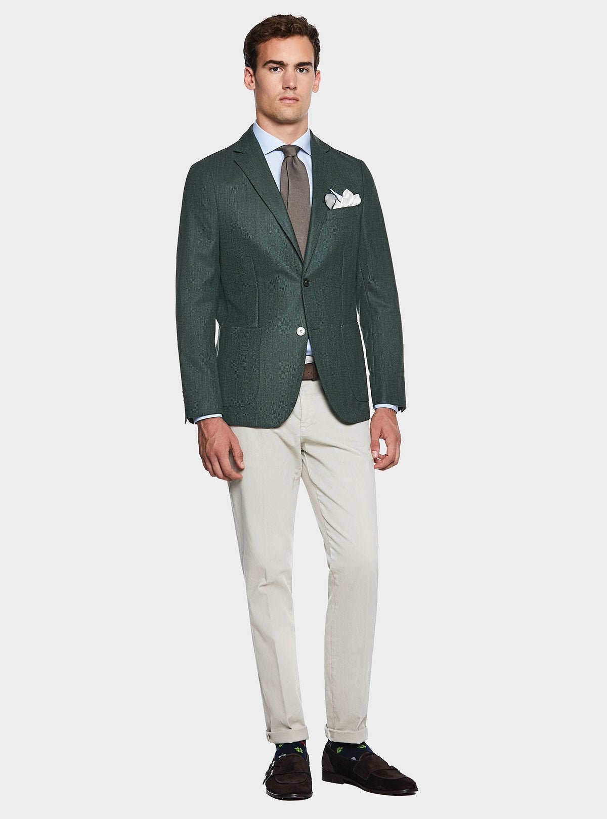 Giacca spigata in pura lana - StepByStep