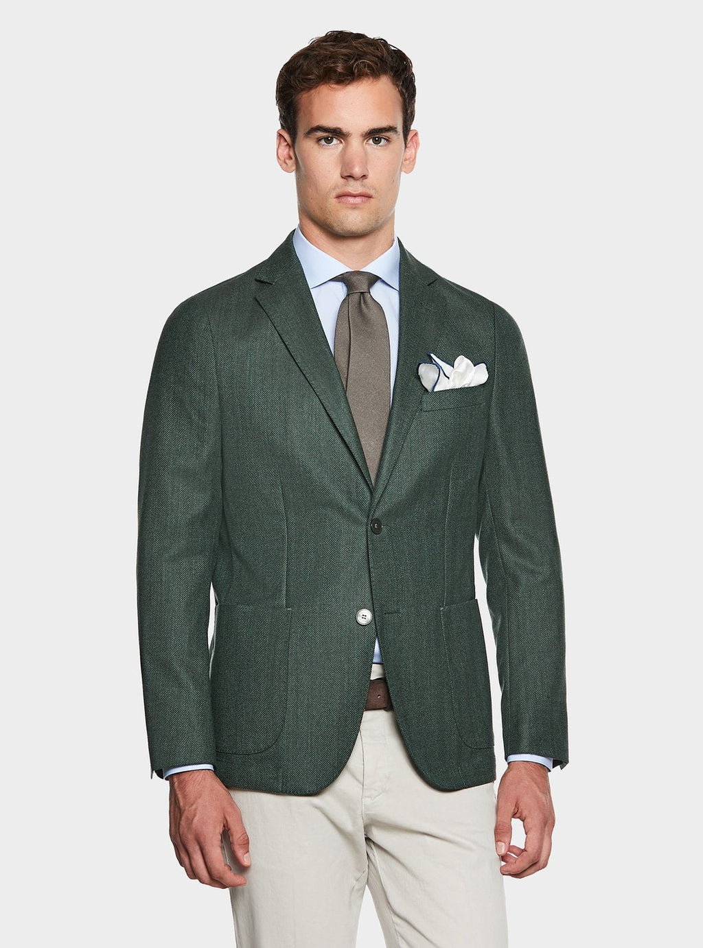 Giacca spigata in pura lana - StepByStep