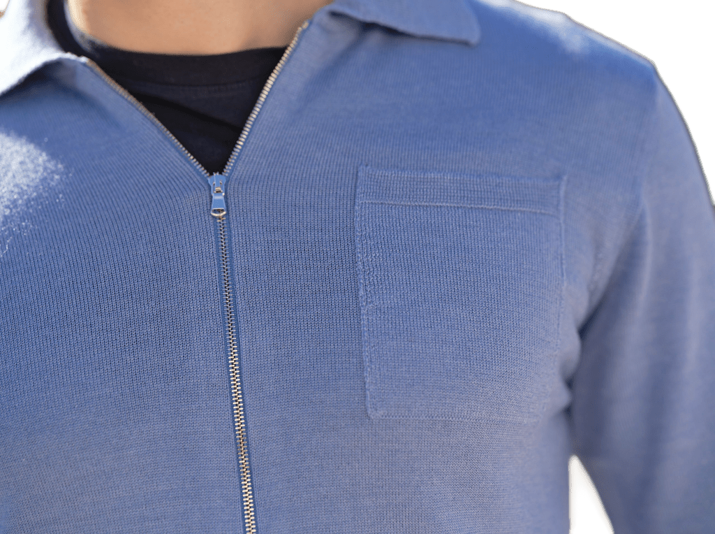 Giacca Uomo Misto Cashmere, Seta, Lana Merino Extrafine chiusura Zip - StepByStep