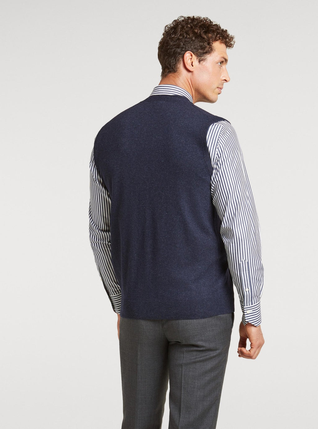 Gilet con bottoni in lana Merino - StepByStep