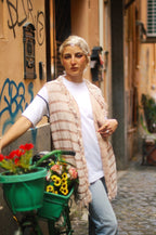 Gilet lungo con inserti in Lurex - Oriana - StepByStep