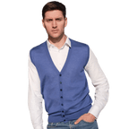 Gilet Uomo Misto Cashmere e Seta - StepByStep