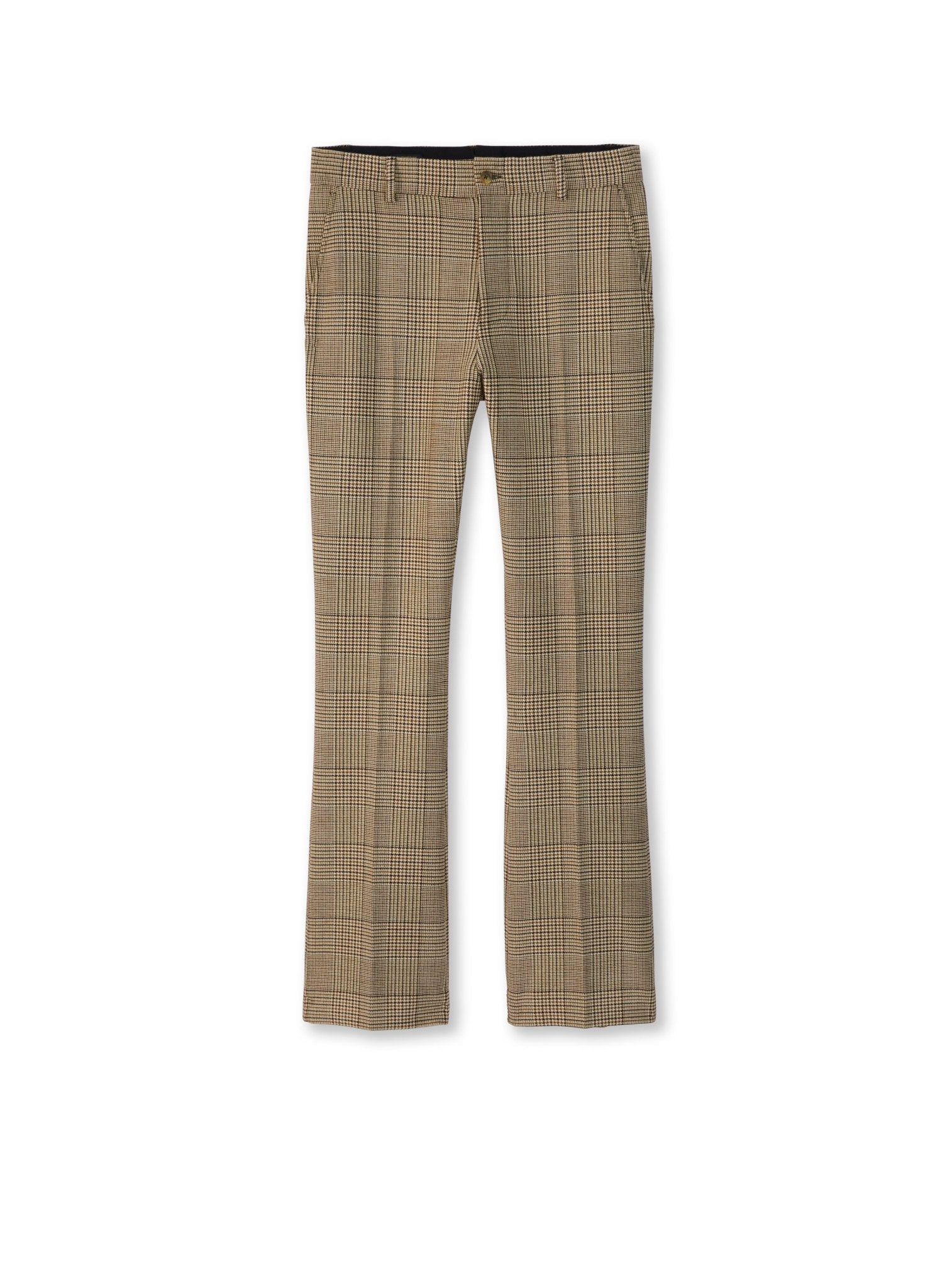 Glen Plaid Flare Leg Pant - StepByStep