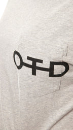 Graphic OTD Pocket Tee (Grey Heather) - StepByStep