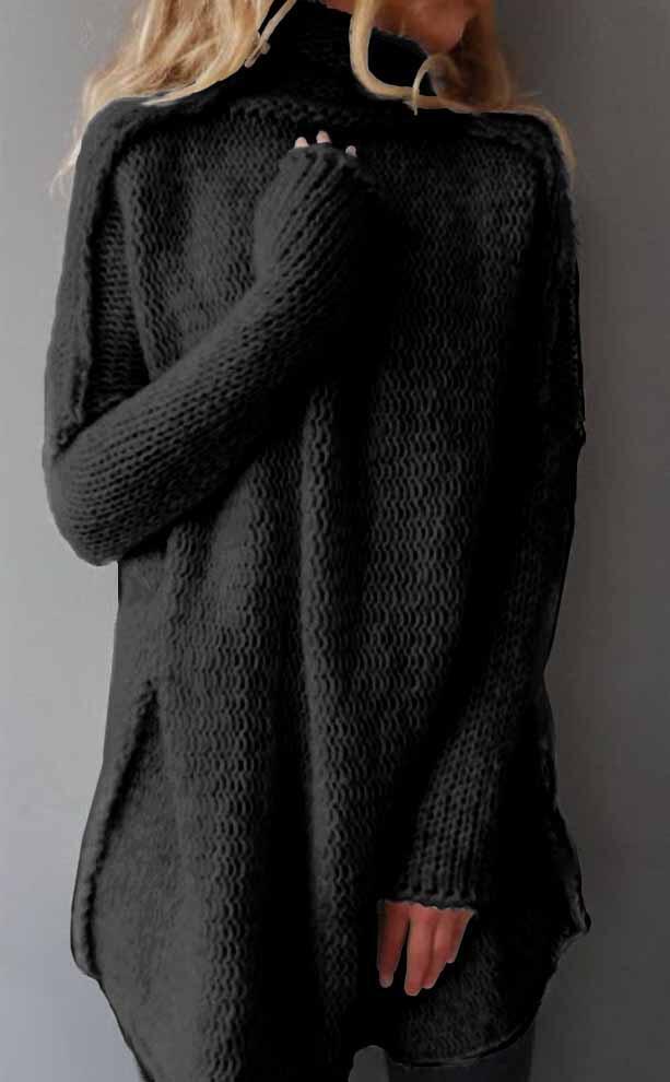 Heaps Collar Three - needle Craft Long - sleeved Sweater - StepByStepNow