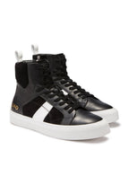 Hi - Top Zip Sneaker (Black) - StepByStep