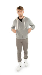 Hi - Top Zip Sneaker (White) - StepByStep